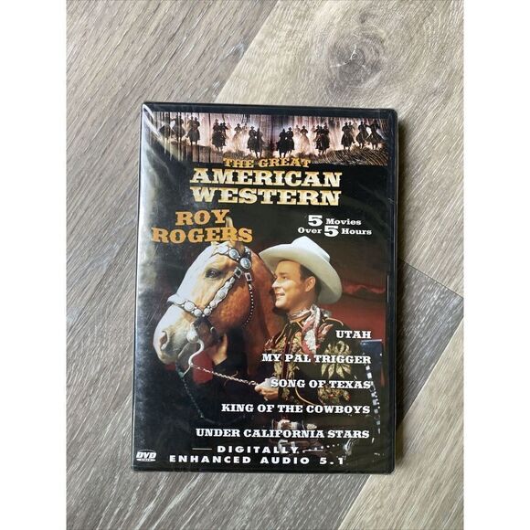 The Great American Western - Roy Rogers (DVD, 2003, Five Films on One Disc) - Picture 1 of 2